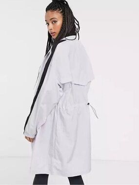 Reebok Womens Studio Long Woven Jacket NWT